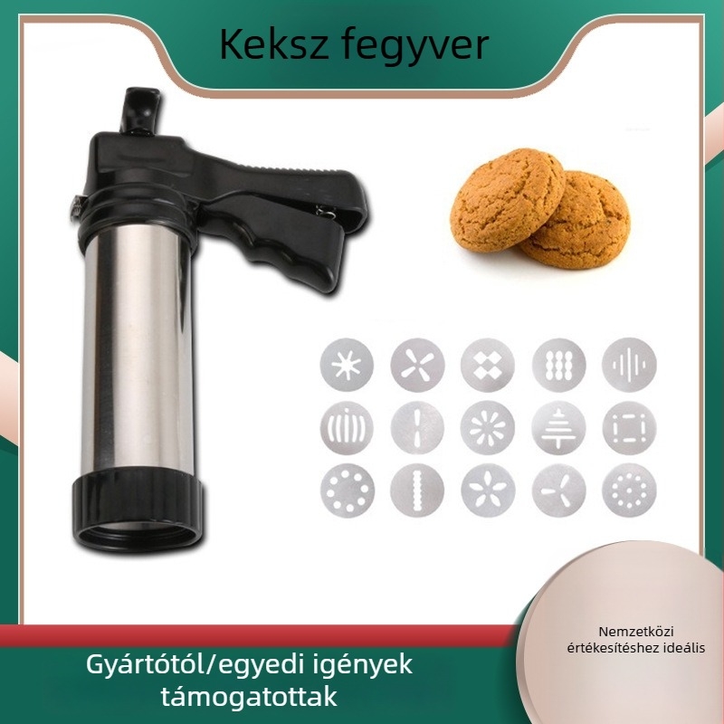 Dekoráló pisztoly süteményekhez és kekszekhez — Bai Lin, műanyag, dekorálásra, modern letisztult stílus, 2014-ben bemutatva.