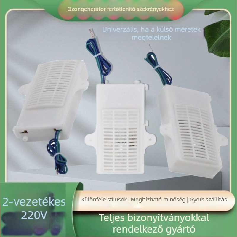 Edények fertőtlenítő szekrénye, 50 m³/h légáram, <36 dB zaj, 10 m² lefedettség, kompozit szűrő