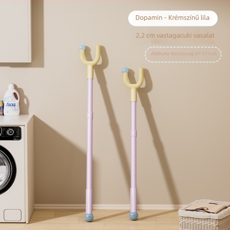 Összecsukható ruhaszárító villa – fém szerkezet; erkélyen történő ruhaszárítás; modern minimalist stílus (Anyaga: fém; Alkalmazás: erkély; Stílus: modern minimalist; Megjelenés éve: 2025)