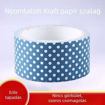 Kraftpapír csomagoló szalag szövetalapú ragasztóval, nagy viszkozitású, 0-70°C hőmérséklet-állóság, alkalmas csomagoláshoz és lezáráshoz