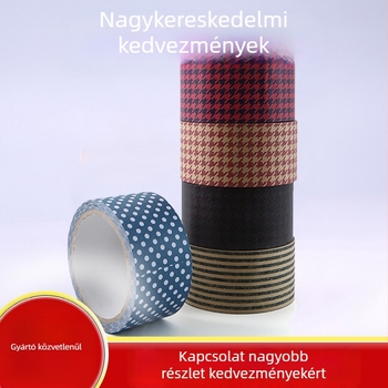 Kraftpapír csomagoló szalag szövetalapú ragasztóval, nagy viszkozitású, 0-70°C hőmérséklet-állóság, alkalmas csomagoláshoz és lezáráshoz