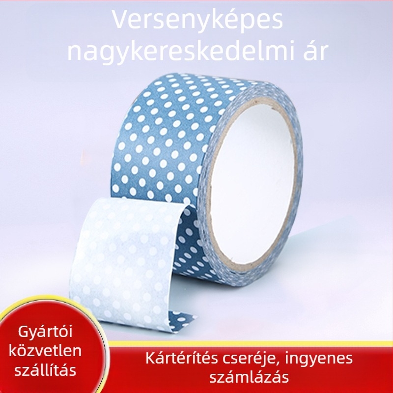 Kraftpapír csomagoló szalag szövetalapú ragasztóval, nagy viszkozitású, 0-70°C hőmérséklet-állóság, alkalmas csomagoláshoz és lezáráshoz