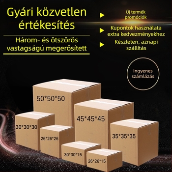 Haiyu hullámkarton doboz – lyukasztással készült, öt réteg extra-kemény, közönséges karton