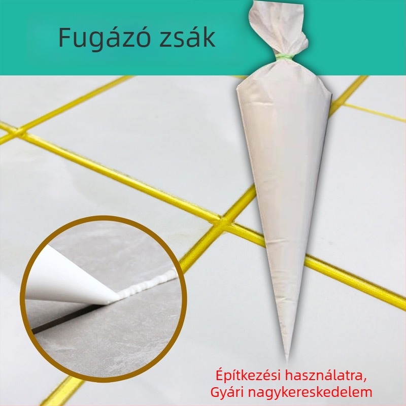 Kültéri falburkolathoz használható műanyag cementzacskók – fugázásra, tömítésre és díszítésre, 50 darab