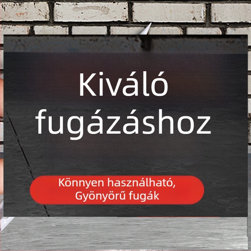 Kültéri falburkolathoz használható műanyag cementzacskók – fugázásra, tömítésre és díszítésre, 50 darab