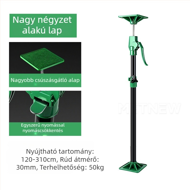 Langrui állítható teleszkópos műanyag tartórrúd faliszekrény telepítéséhez