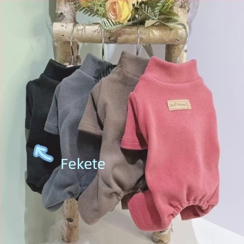 Pulóver anyagú kutya mellény, mindennapi stílusú ruházat