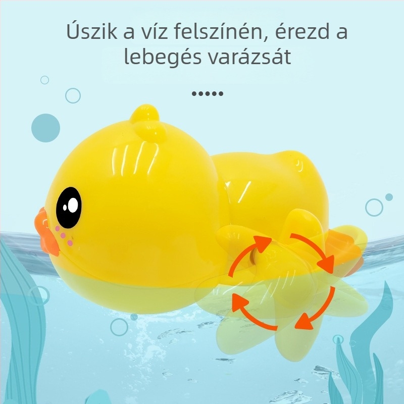 Cindy fürdőjáték – Kacsa baba vízijáték, PP anyag, Guangdong eredet, 0–3 éveseknek