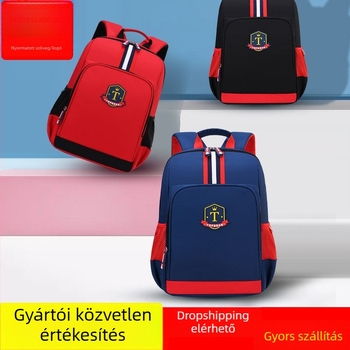 Iskolai hátizsák gyerekeknek: Oxford anyag, lélegző, vízálló, kopás- és ütésálló; vállpántok légpárnás párnával; óvoda–6. osztályig; márka topbear.