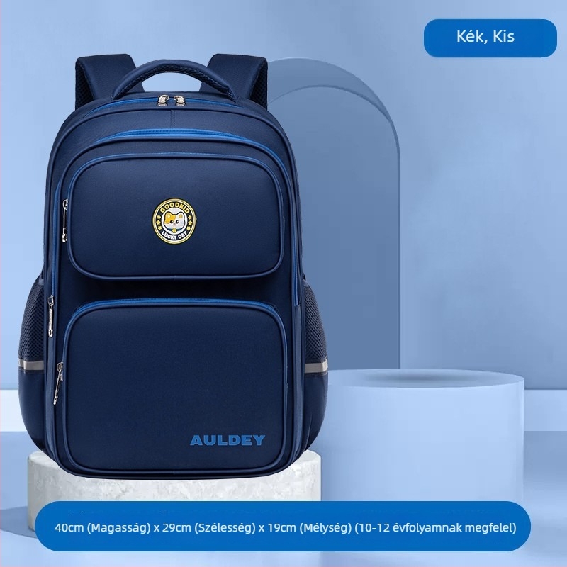 Általános iskolai hátizsák – ultra-könnyű, terheléscsökkentő gerinpvédő, vízálló Oxford anyag, ergonómikus hátrész, 3-4. osztály számára