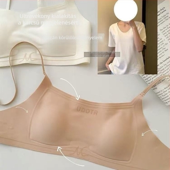 Slimming 3.0 varrat nélküli melltartó nőknek, nagy mellel, formázó és támasztó hatás, pánt nélküli, vékony kosár
