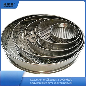 304 rozsdamentes acél körlyukú liszt szita, modell 2565621, márka Other, háztartási konyhai szita