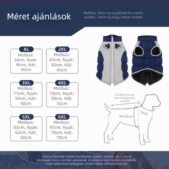Kutyás mellény, pamut anyagból, európai–amerikai stílus, univerzális illeszkedés, modell FB-696