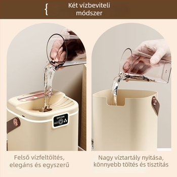 USB párásító irodai asztalhoz, 3-porlasztó fejjel, tartály 1,0–2,5 L, helyiség 30 m²-ig, ambient világítás