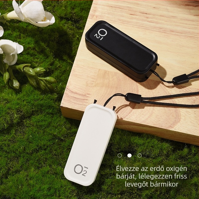 Nyaklánc-stílusú levegőtisztító, hordozható, negatív ion, modell TS-2201, USB 2W, 5V, ionkoncentráció 1000