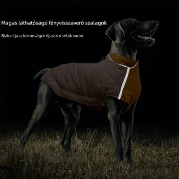 Háziállat pamutból készült téli ruházat, mindennapi stílus, Duo Mao Mao márka, modell FB-689