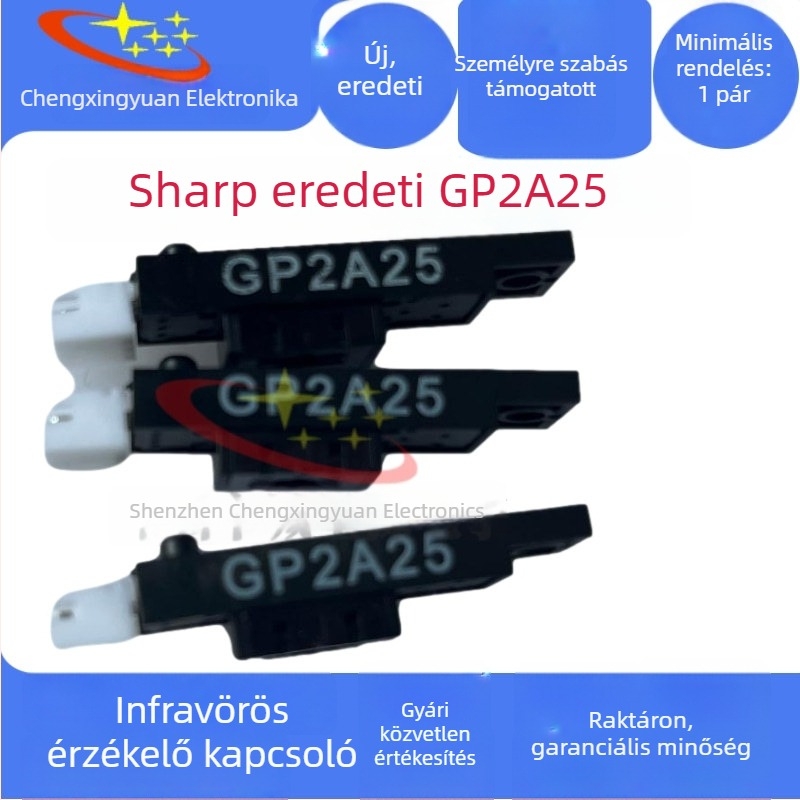 GP2A25 fotóelektronikus érzékelő, reflexiós mód, érzékelési távolság 10 mm, válaszidő 2 ms, bemeneti feszültség 5 V