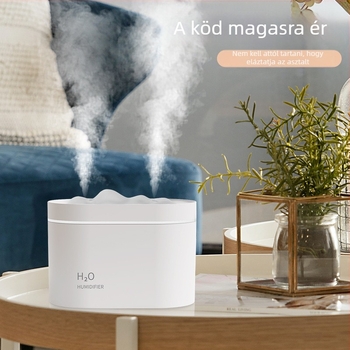 Kumit CM-8 vezeték nélküli párásító, két permetező kimenettel, otthoni és irodai használatra, halk működés, nagy kapacitású víztartály