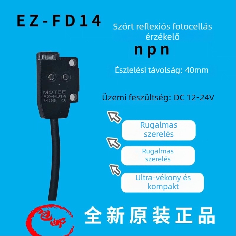Motee EZ-FD14 diffúz reflexiós fotóelektronikus érzékelő