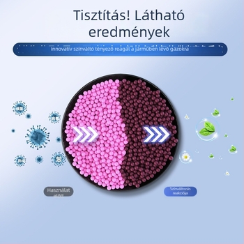 Autó belső tér levegőtisztító – hordozható szageltávolítás és aromaterápia – Modell 001, Anyag: Műanyag, Márka Xiang Didi, Kompatibilis minden modellhez
