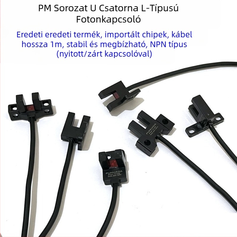 U-alakú mikrofotóelektronikus kapcsoló PM-L45, K45, T45, Y45, R, F44 – határérzékelő