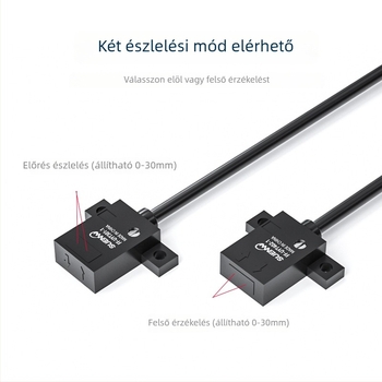 SX-D30N diffúz-reflektív fotóelektrikus kapcsoló, IR fényforrás, érzékelési tartomány 0–30 mm, 24 V, NO/NC kimenet