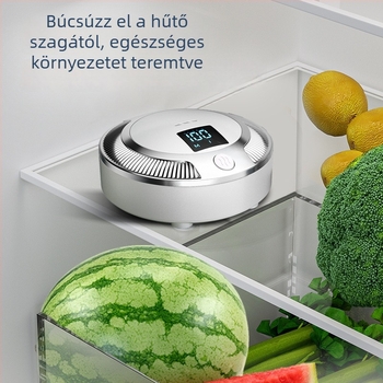 Autós légtisztító, formaldehid eltávolítás és szagsemlegesítés, negatív ion technológia (Teljesítmény, Feszültség, Negatív ion koncentráció, Kiterjedés)