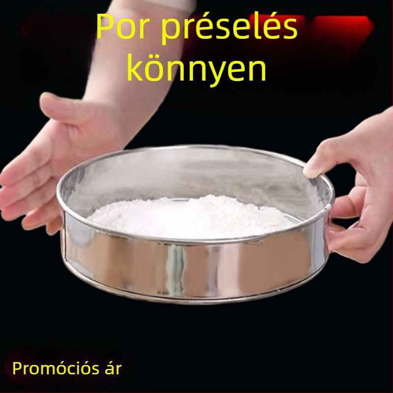 Liszt-szitó – kézi használat, ultrafinom szita sütéshez (2025)