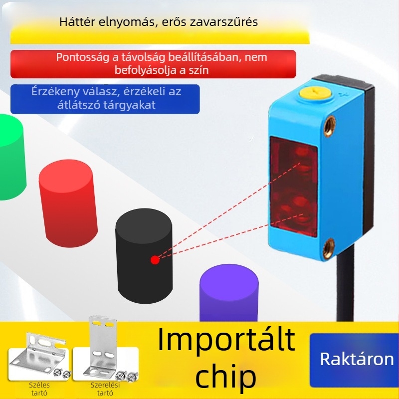 Lézeres háttér-difúziójú fotóelektrikus kapcsoló CX-441/CX-442 – helyettesíti GTB6N1211
