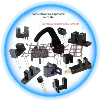 Fotoelektronikus kapcsoló, slot típusú fix telepítés, infravörös érzékelő, Everlight ITR20005-F, modell QYI1205T