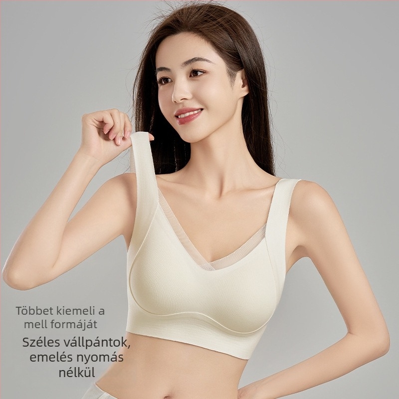 Wrap Bra/Bandeau | 80–90% poliészter | Háromszög kosár | Légáteresztő, Varrásmentes, Támogató, Termikus, Mély hátsó, Édes stílus