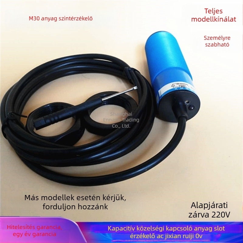 Kapacitív kapcsoló CJM30-10A2-S, anyagszint-szonda, kétvezetékes AC, normálisan zárt, 220V