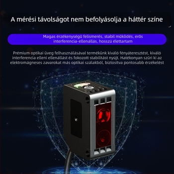 G3010 lézeres fotóelektrikus kapcsoló háttérelnyomással, 4 m-es detekció, infravörös fény, 24 V, IP65, 2 ms