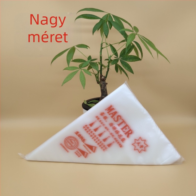 Chenjie HDPE egyszer használatos díszítő zacskó, 100 db, tejkrém és tortadíszítéshez