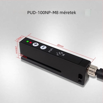 Bojke/Boyi Jingke PUD-100NP-M8 öntapadós címke detektáló szenzor, fotoelektronikus