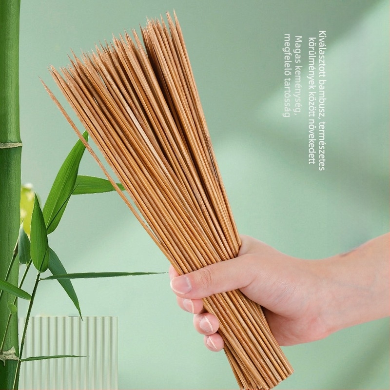 Szénnel kezelt bambusznyársak - extra kemények, testreszabható feldolgozás, Spring Peak márka, Moso bambusz, első osztályú minőség