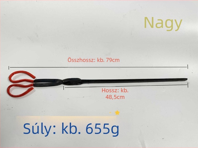 Hosszú nyelű széncsipesz, konyhai eszköz, modern minimalist stílus, kategória: Konyha, Márka: Egyéb, Import: Nem