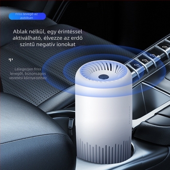 Q3 autóba illő légtisztító negatív ionokkal, kompakt tisztító, 5V, <3W, 10 millió ion/cm³