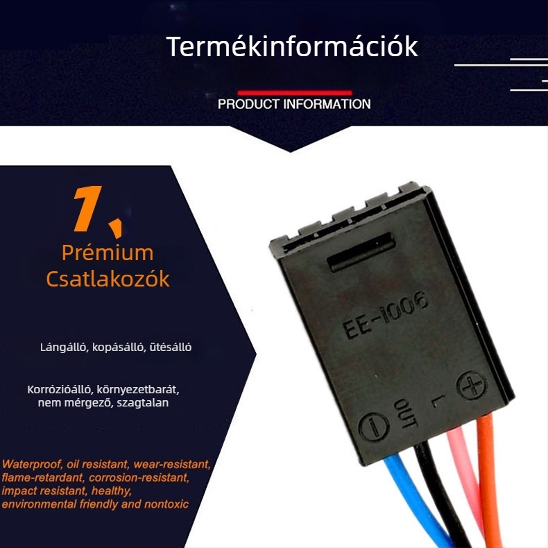 Fotoelektrikus kapcsolóhoz csatlakozó kábel EE-SX670-674 (EE-1006)