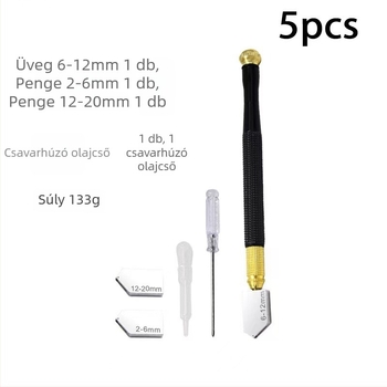 Rolós típusú üvegvágó csempékhez és üvegekhez