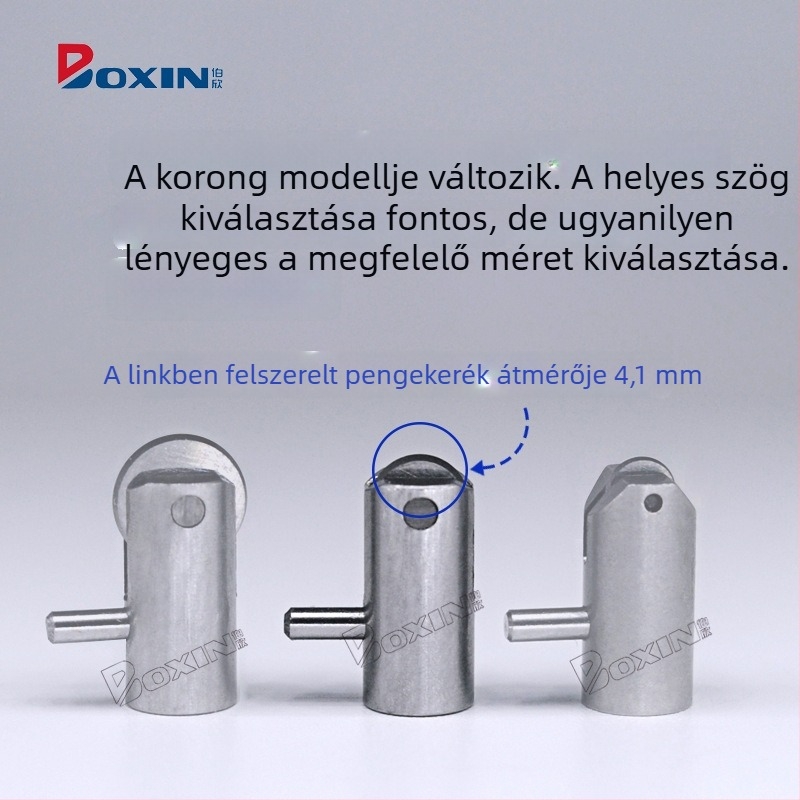 Bohle üvegvágó gép késhengerrel – szög 130–165°, márka Bohle, származás Németország, kompatibilis Jingling, Pulijin, Intemark, Bavaroni, Procter, Baichao