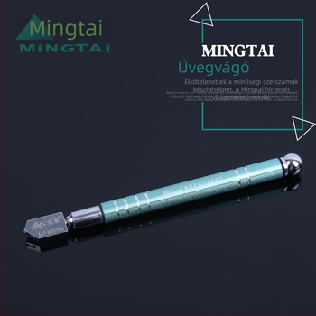 Szokványos üvegvágó kés, Mingtai, modell 002, vágási vastagság 6-12 mm, alkalmazható üveglemezekhez és tükrökhöz