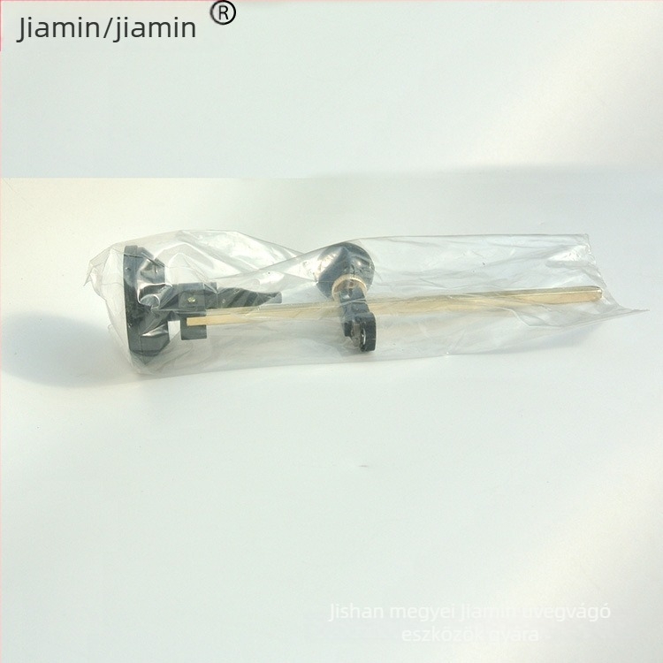 Hatkerekű üveglyukasztó és köríró eszköz, hatkerekű rollerrel | Márka: 0001; Iparág: Kő; Gyártási folyamat: Electroplating; Engedélyezett magánmárka: Igen