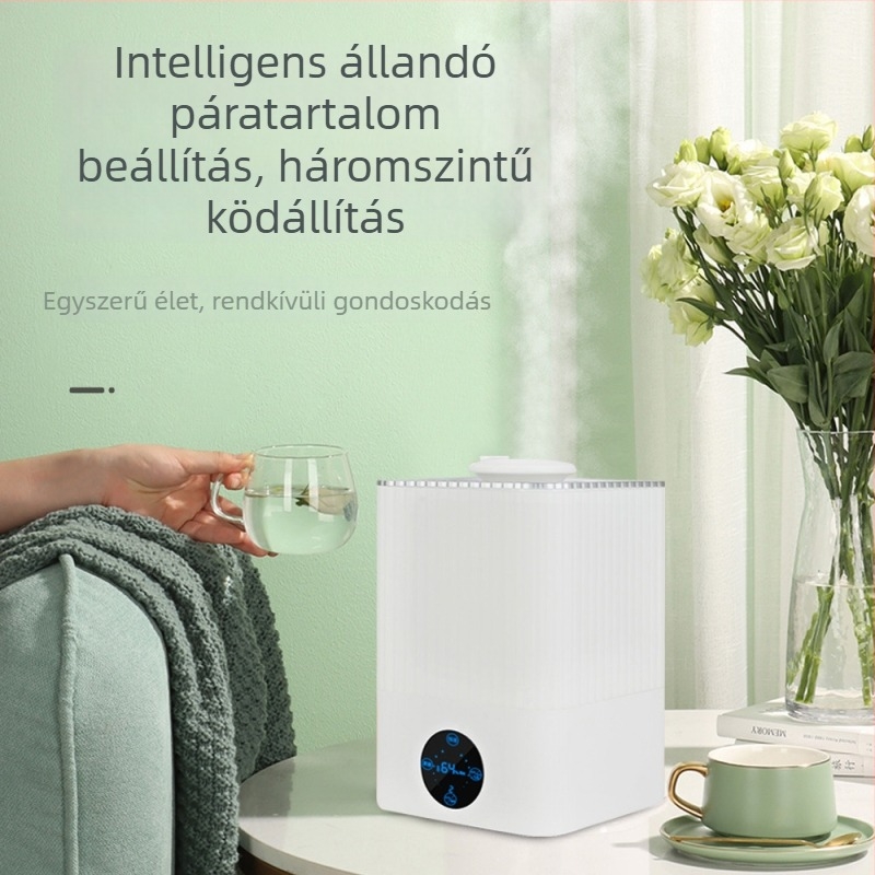 Családi fertőtlenítő párásító hipoklórossavval, 4,1–6,0 L tartály, 10–20 m², zaj 36–45 dB
