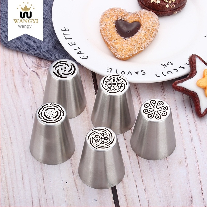 304 rozsdamentes acél fondant nyomófej DIY sütés-díszítésre, Net billion márka, OPP zacskóban