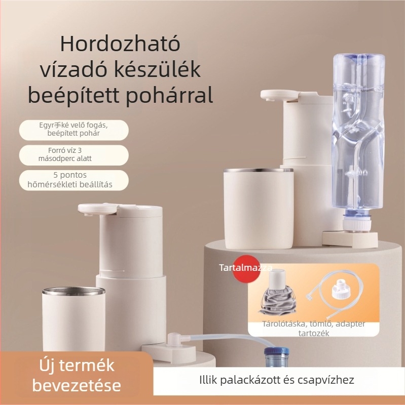 Azonnali forró víz adagoló, függőleges kialakítás, 220V, 2000W, hőmérséklet-kijelző és intelligens hőmérséklet-szabályozás