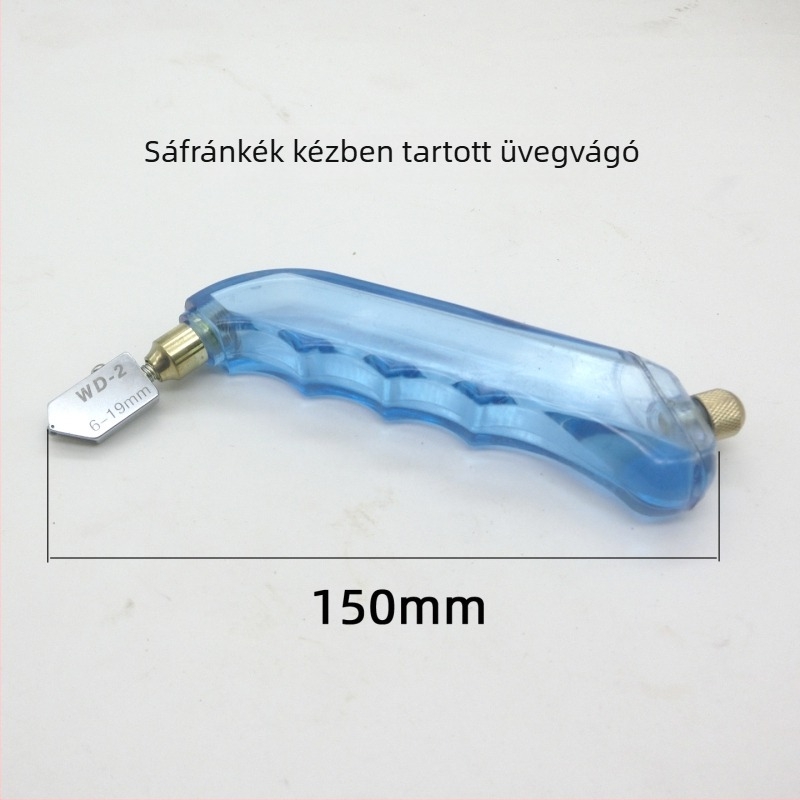 Kézben tartott üvegvágó görgővel vastag üveghez, üvegvágó kés, csempevágó
