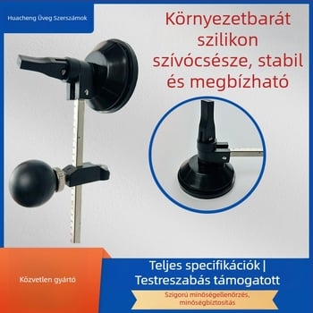 Kézi hatkerekes gyémánt üvegvágó lyukak készítésére, száraz vágás, modell GLY2-6