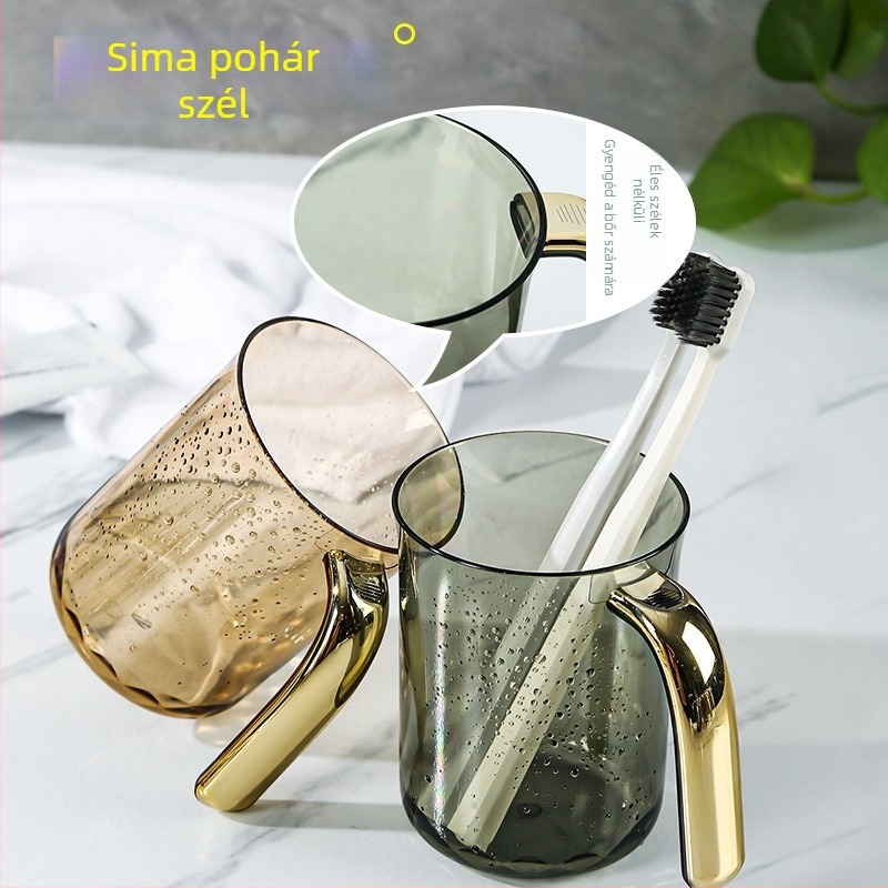 Ginmi Otthoni használatra szánt fogkefe- és szájöblítő pohár készlet, elegáns kialakítás, 100 db/doboz