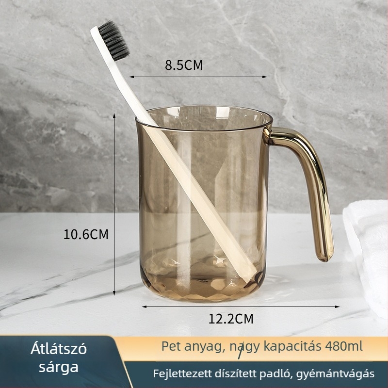 Ginmi Otthoni használatra szánt fogkefe- és szájöblítő pohár készlet, elegáns kialakítás, 100 db/doboz